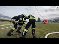 nationale u0026 internationale luftunterstützung beim waldbrand in hirschwang