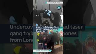 Undercover flying squad taser gang trying to steal phones from London | ITV News