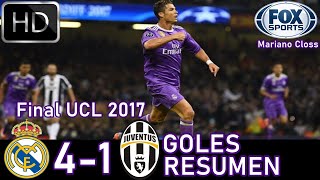 Real Madrid vs Juventus (4-1) Resumen & Goles Final Champions 2017 Mariano Closs