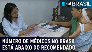 Número de médicos no Brasil está abaixo do recomendado | SBT Brasil (24/01/23)