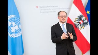 Rede von Außenminister Schallenberg beim Menschenrechtsrat der Vereinten Nationen, 22. Februar 2021