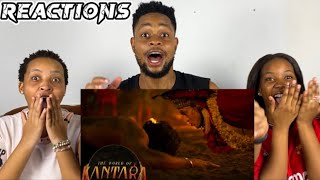 KANTARA CLIMAX SCENE Reaction & Review  | Rishab Shetty | Kishore | Achuth  | African Friends