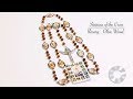 Stations Of The Cross Rosary - Olive Wood HD