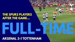 FULL-TIME: Arsenal 3-1 Tottenham: The Spurs Players After the Game