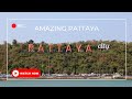 Pattaya Bay - Walking Street - Pattaya City by drone