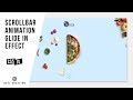 Scrollbar Animation | Glide In Effect | CSS - JQUERY Tutorial