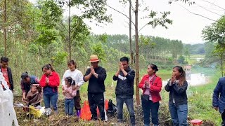 一年一度清明节到了，我们翻山越岭去祭拜祖先，广西又热闹起来了