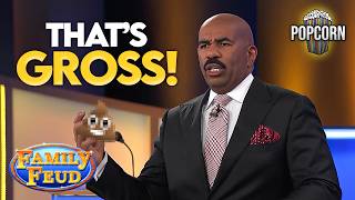 Eww! Stinky Questions And Answers That SHOCKED Steve Harvey! | Family Feud