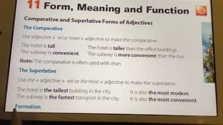 Comparative and Superlative Forms of Adjectives للصف أول متوسط Super Goal 1