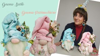 CREARE uno GNOMO SARTO, GNOMA PARRUCCHIERA con VESTITO DI PILE o FELPA. GNOMI DEI MESTIERI. TUTORIAL