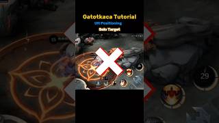 Gatotkaca Tutorial ✅✅| Gatotkaca Combo | Gatotkaca top one global | How to Play With Gatotkaca #mlbb