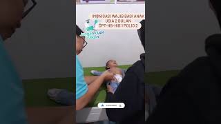 Imunisasi wajib bagi anak usia 2 bulan #shortvideo #imunisasi #bacadeskripsi