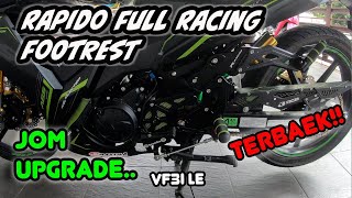 #27 |VF3iLE| Upgrade Rapido Full Racing Footrest. 😋 Terbaek !!!👍