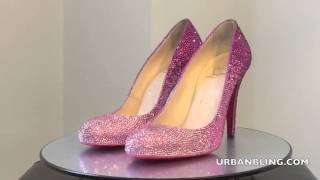 Urban Bling Christian Louboutin Simple Pump Pink Fade Ombre Strass