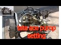 tata ace pump setting