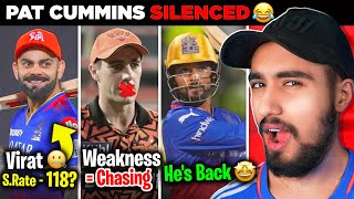 RCB ne PAT CUMMINS ko SILENT kar diya! 🤫 |  Virat Slow innings 👀 | RCB vs SRH