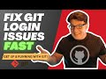 Git Login Issues? Keeps Asking for a Username & Password? Permanently Set Credentials in Git Config
