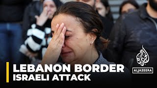 Israeli strike kills three journalists near Lebanon border