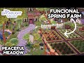 FUNCTIONAL SPRING COTTAGE FARM//NATURAL COTTAGECORE FARM//PEACEFUL MEADOW//DISNEY DREAMLIGHT VALLEY