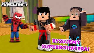 Rysujemy SUPERBOHATERA!! *czy umiem nadal malować?* | MINECRAFT MINIGAMES