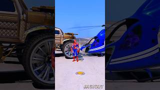 GTA V  স্পাইডারম্যান  vs বেলাক আয়রন ম্যান #sorts