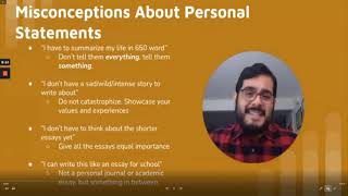 How to Approach your Personal Statement (Essay) - WACAC Virtual College Fair - April 19