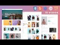 Complete Multipage E-commerce Website Template/UI Design Using React JS | Ecommerce Design Tutorial