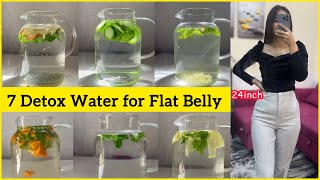 7 Detox water for weight loss and get flat belly/Get flat stomach without Exercise \u0026 Dieting