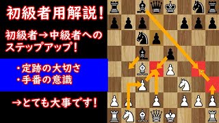 【初級者用動画】初級者から中級者への大事な一歩！定跡・手番の重要性について解説！(レート ～1200 ; chess.com)