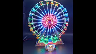 Riesenrad Spur N mit LED Lauflicht