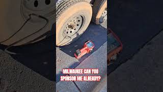 MILWAUKEE M18 PORTABLE INFLATOR  #milwaukee #m18 #junkremoval #dumptrailer #bobcat #e35