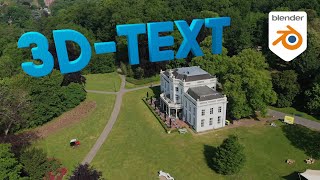 Add 3D Text to your Footage with Blender! (VFX Tutorial)