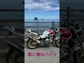 海と俺のバイク 夏の海 cb1300sf sc54