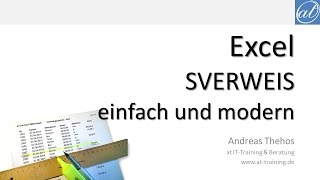 Excel - SVERWEIS - einfach und modern