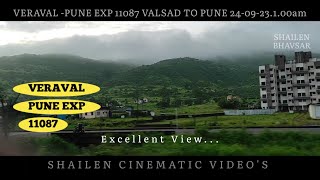 VERAVAL PUNE EXP 11087 || PUNE ROUTE || वेरावल पुणे ट्रेन || Indian Railways