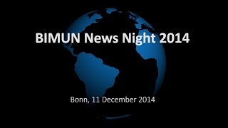 BIMUN News Night 2014 Episode 5