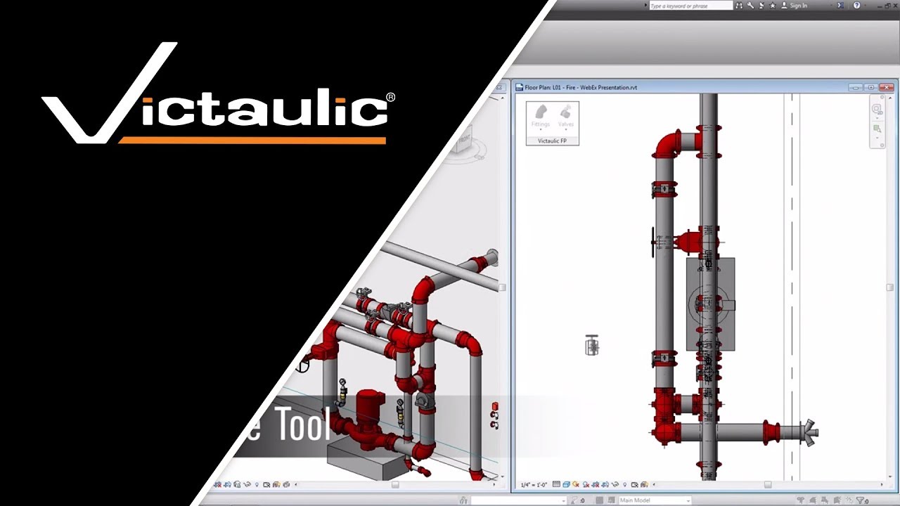 Victaulic Showcases Their Revit Tools Add-On At NFPA 2015 - YouTube