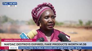 NAFDAC Destroys Expired, Fake Products Worth N1.3B