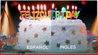 Cumpleaños Feliz 🎉  🎉 Happy Birthday To You 🥳   🥳 2023 ESPAÑOL / INGLES