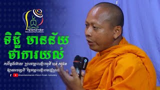 ទិដ្ឋិមានន័យថាការយល់