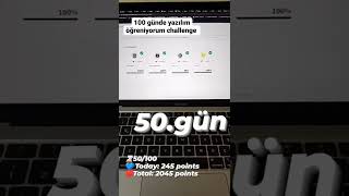 Challenge'ı yarıladık İstikrarla yazılım öğrenme challenge'ı devam ediyor #100dayscheckupcodes