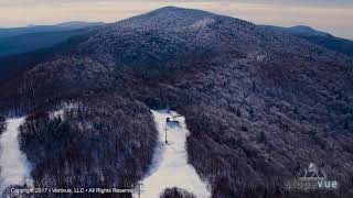 Middlebury Snow Bowl Aerial Overview by Slopevue.com