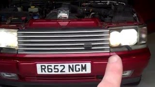 Range Rover P38 LED Headlight Bulb Upgrade