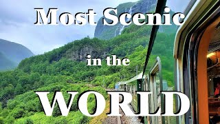 Riding on the Most Scenic Railway Journey in the World | Flamsbana Railway | What to do in Norway