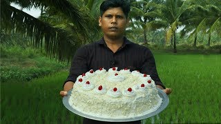 Home Made White Forest Cake | ഓവൻ ഇല്ലാതെ അടിപൊളി വൈറ്റ് ഫോറസ്റ്റ് കേക്ക് | White Forest cake Recipe