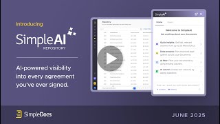 Introducing SimpleAI Repository: AI-Powered Visibility into Every Contract