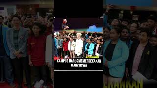 ganjar tekankan kampus harus memerdekakan mahasiswa #shorts #ganjarpranowo