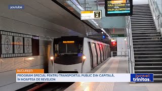 Program special pentru transportul public din Capitală, în noaptea de Revelion