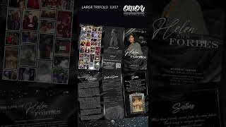 Helen Forbes Funeral Program Design - Large Trifold