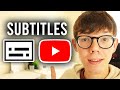 How To Add Subtitles In YouTube Videos - Full Guide